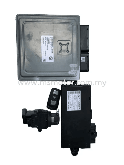 BMW E90 3 SERIES ENGINE CONTROL MODULE UNIT CAS KEY IGNITION SWITCH ( used )