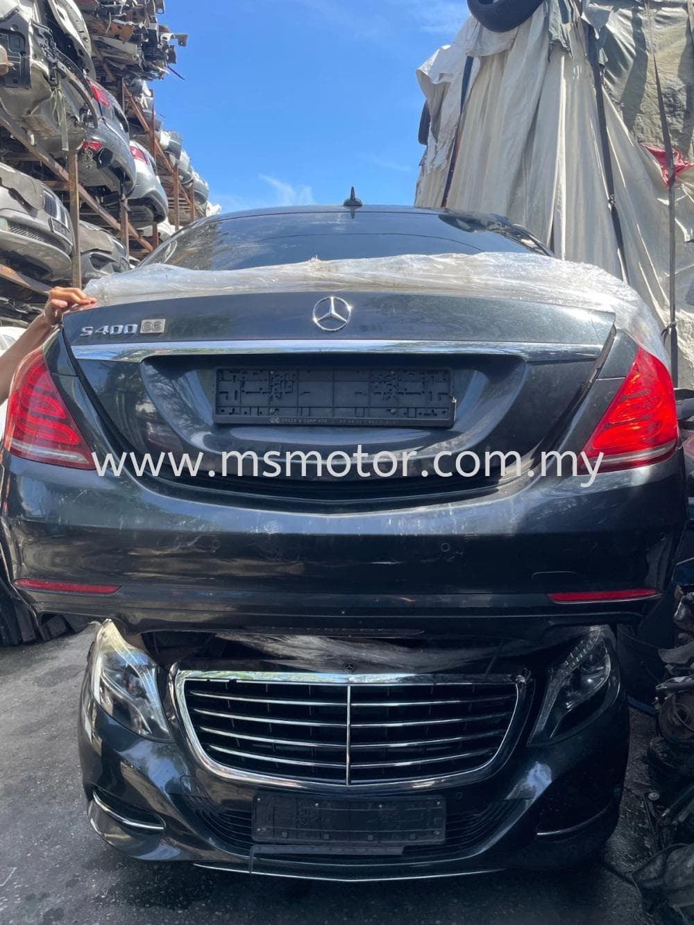 Mercedes Benz W222 S-Class S400 Halfcut M276 Engine Gearbox - Genuine Used Car Part