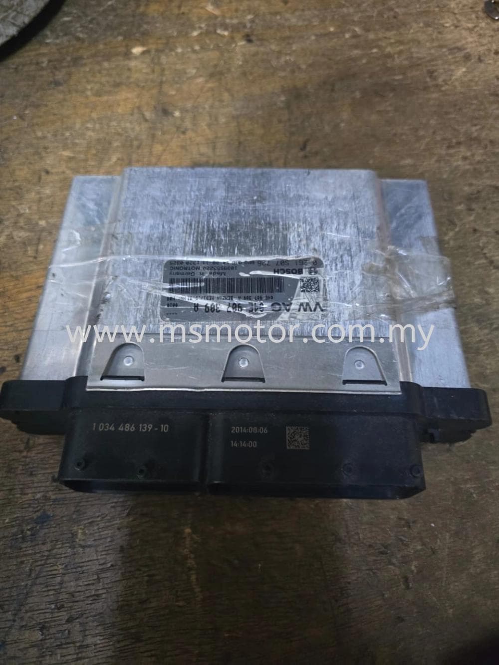 Volkswagen Golf MK7 Polo MK5 Jetta MK6 1.2 1.4 Engine Ecu Unit 04E 907 309 A - Original Used Parts